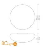 Потолочный светильник Fabbian White D20 E03 01 - Схема