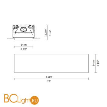 Встраиваемый светильник Fabbian Zen D67 L03 - Схема