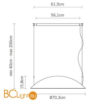 Подвесной светильник Fabbian Zoe D93 A01 01 - Схема
