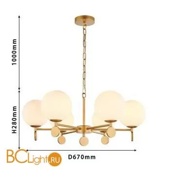 Люстра Favourite Absolute 2928-6P - Фото 8