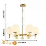 Люстра Favourite Absolute 2928-6P - Фото 8