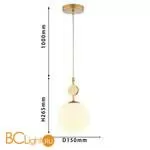 Подвесной светильник Favourite Absolute 2928-1P - Фото 1