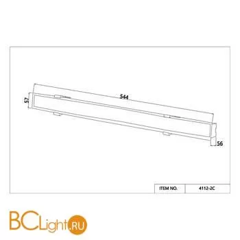 Встраиваемый светильник Favourite Aplot 4112-2C - Фото 2