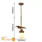 Подвесной светильник Favourite Bat 2936-1P - Фото 1