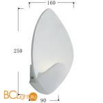 Настенный светильник Favourite Borges 2562-1W - Схема