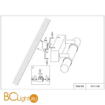 Настенный светильник Favourite Cuero 4111-1W - Фото 3