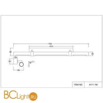 Настенный светильник Favourite Cuero 4111-1W - Фото 2