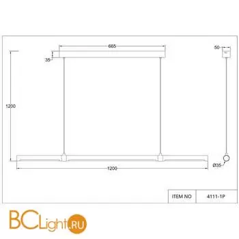 Подвесной светильник Favourite Cuero 4111-1P - Фото 3