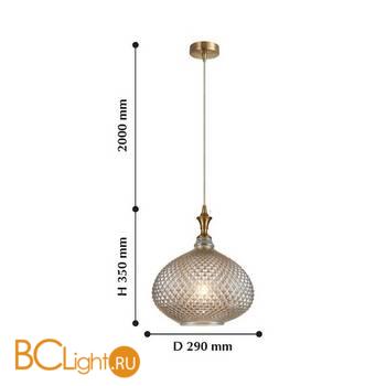 Подвесной светильник Favourite Cupola 2180-1P - Схема