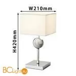 Настольная лампа Favourite Diva 2821-1T - Фото 1