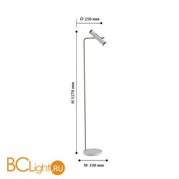 Торшер Favourite Duplex 2325-2F - Схема