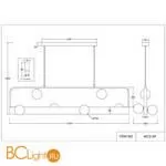 Подвесной светильник Favourite Fitirum 4073-6P - Фото 4