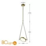 Подвесной светильник Favourite Fons 2776-1P - Фото 1