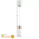 Подвесной светильник Favourite Gemma 2675-1P - Фото 0