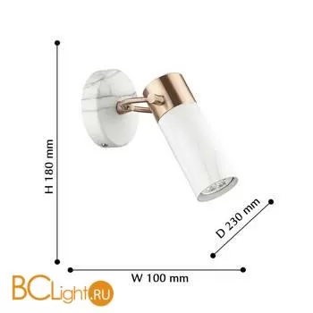 Настенный светильник Favourite Gemma 2675-1W - Фото 0