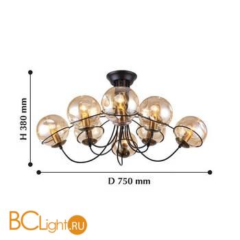 Потолочная люстра Favourite Grana 2202-8U - Схема