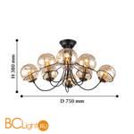 Потолочная люстра Favourite Grana 2202-8U - Схема