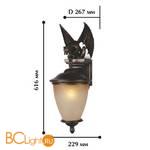 Настенный уличный светильник Favourite Guards 1338-1W - Схема