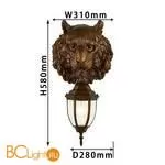 Уличный настенный светильник Favourite Hant 2818-1W - Фото 1