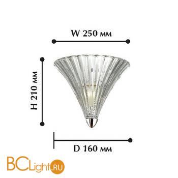 Настенный светильник Favourite Iris 1696-1W - Схема