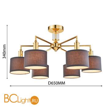 Потолочная люстра Favourite Laciness 2612-6P - Схема