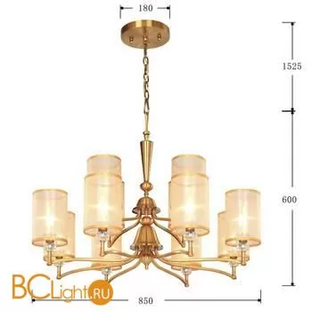 Люстра Favourite Laguna 2697-12P - Фото 1