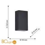 Уличный настенный светильник Favourite Lenis 2681-2W - Фото 0