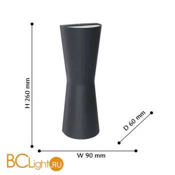 Уличный настенный светильник Favourite Longus 2684-2W - Фото 0