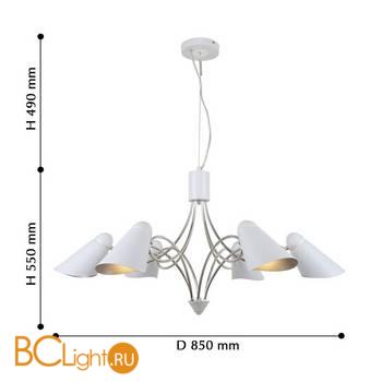 Люстра Favourite Lovato 2667-6P - Схема