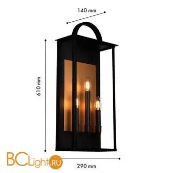 Уличный настенный светильник Favourite Lume 4299-3W - Фото 0