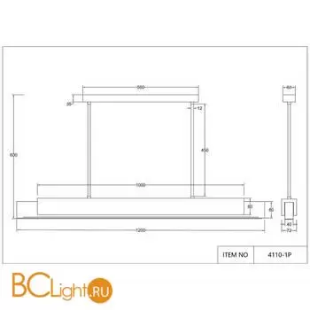 Люстра Favourite Magestic 4110-1P - Фото 3