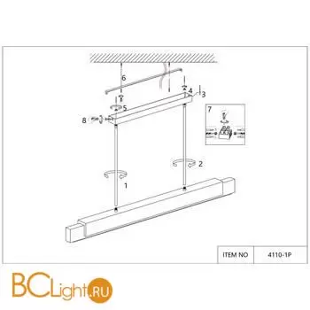 Люстра Favourite Magestic 4110-1P - Фото 2