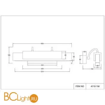 Настенный светильник Favourite Magestic 4110-1W - Фото 3