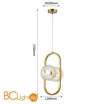 Подвесной светильник Favourite Malinconia 4051-2P - Фото 1