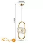 Подвесной светильник Favourite Malinconia 4051-2P - Фото 1