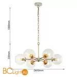 Люстра Favourite Marmore 2671-6P - Фото 1