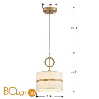 Подвесной светильник Favourite Mateo 2634-1P - Схема