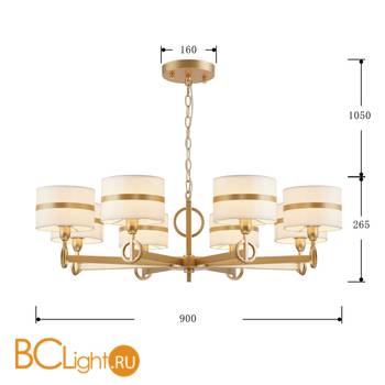 Люстра Favourite Mateo 2634-8P - Схема