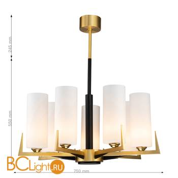 Люстра Favourite Maximo 2623-7P - Схема