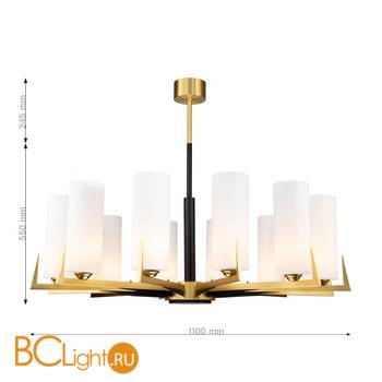 Люстра Favourite Maximo 2623-12P - Схема