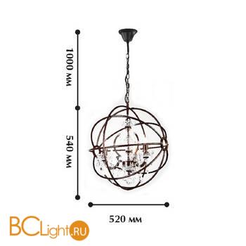 Люстра Favourite Orbit 1834-3P - Схема