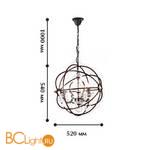 Люстра Favourite Orbit 1834-3P - Схема