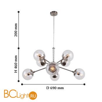 Люстра Favourite Particulis 2200-8P - Схема