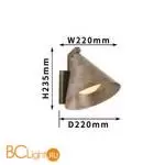 Уличный настенный светильник Favourite Phillo 4132-1W - Фото 1