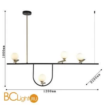 Подвесной светильник Favourite Pouli 4109-4P - Фото 1