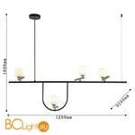 Подвесной светильник Favourite Pouli 4109-4P - Фото 1