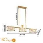 Подвесной светильник Favourite Radiales 3099-6P - Фото 1