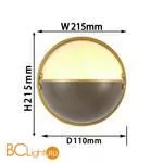 Настенный светильник Favourite Radius 2935-1W - Фото 1