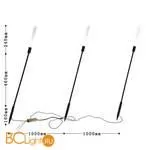 Садово-парковый фонарь Favourite Reedy 4048-3T - Фото 1