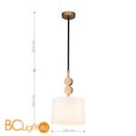 Подвесной светильник Favourite Roshe 2624-1P - Схема